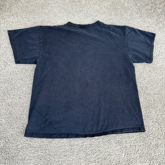 Star Wars Shirt Mens Large Black Don't Push My Buttons Darth Vader Graphic Tee - Picture 6 of 9